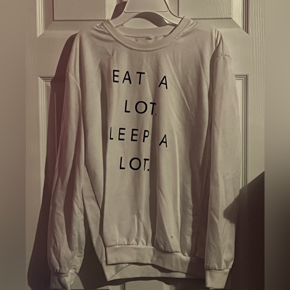 eat a lot, sleep a lot shirt